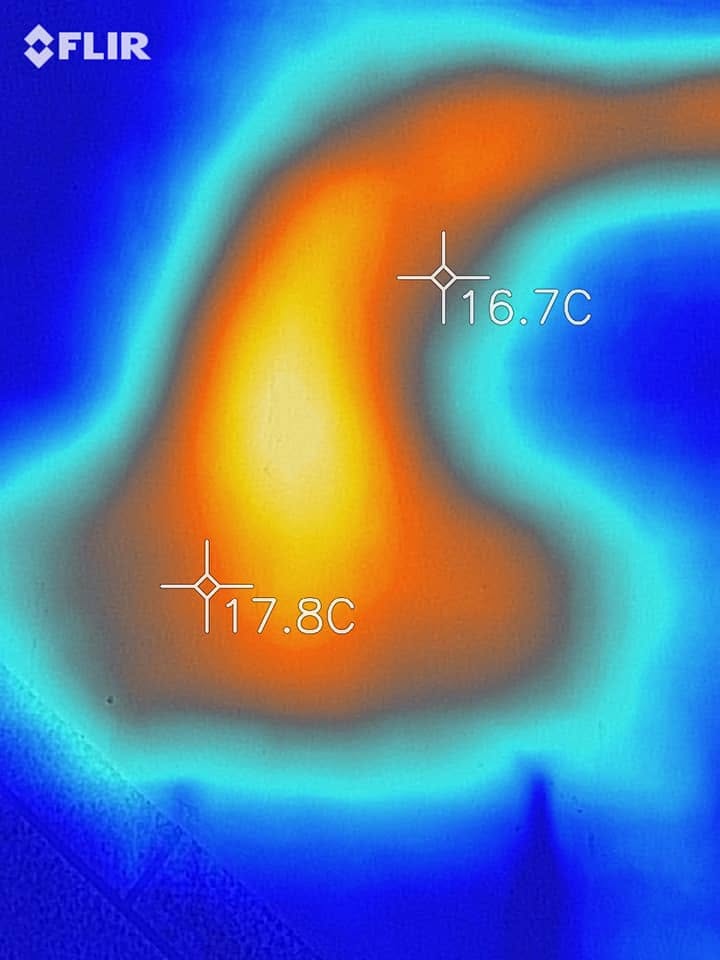 熱顯像與免打牆抓漏紀錄現場紀錄